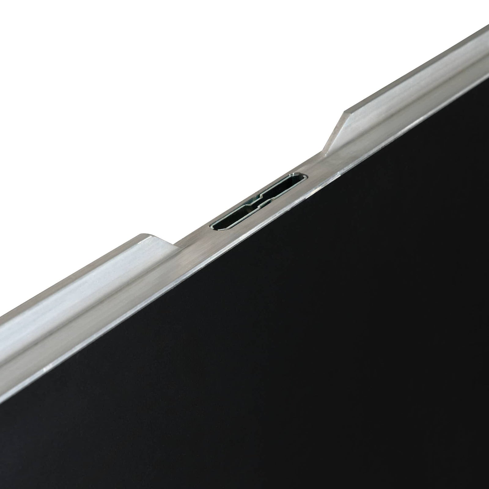 Chivari 16' x 16' Black & White Portable Dance Floor with Classic Gold Edge Trim DF-16X16-BLKWHTCG-KT