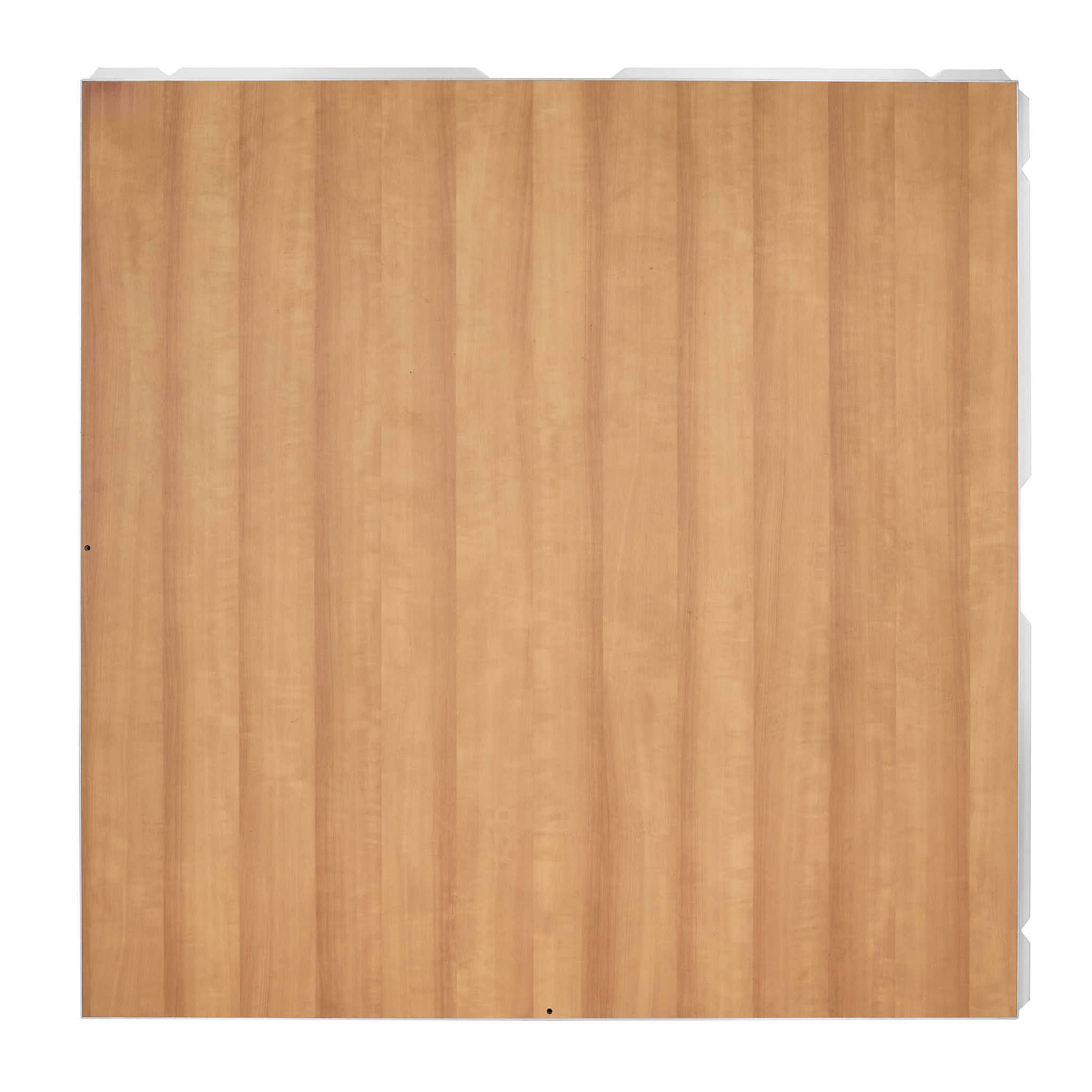 Chivari 20' x 20' Chestnut Portable Dance Floor with Black Edge Trim DF-20X20-CHTB-KT