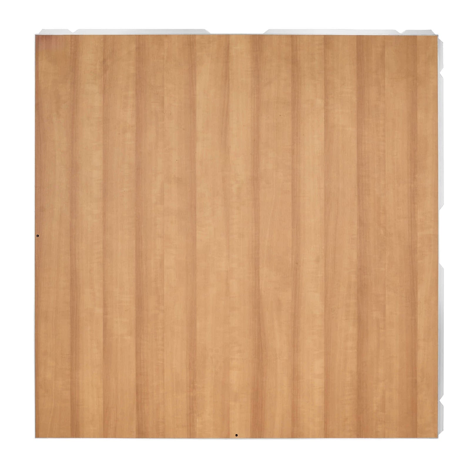 Chivari 12' x 12' Chestnut Portable Dance Floor with Silver Edge Trim DF-12X12-CHTS-KT