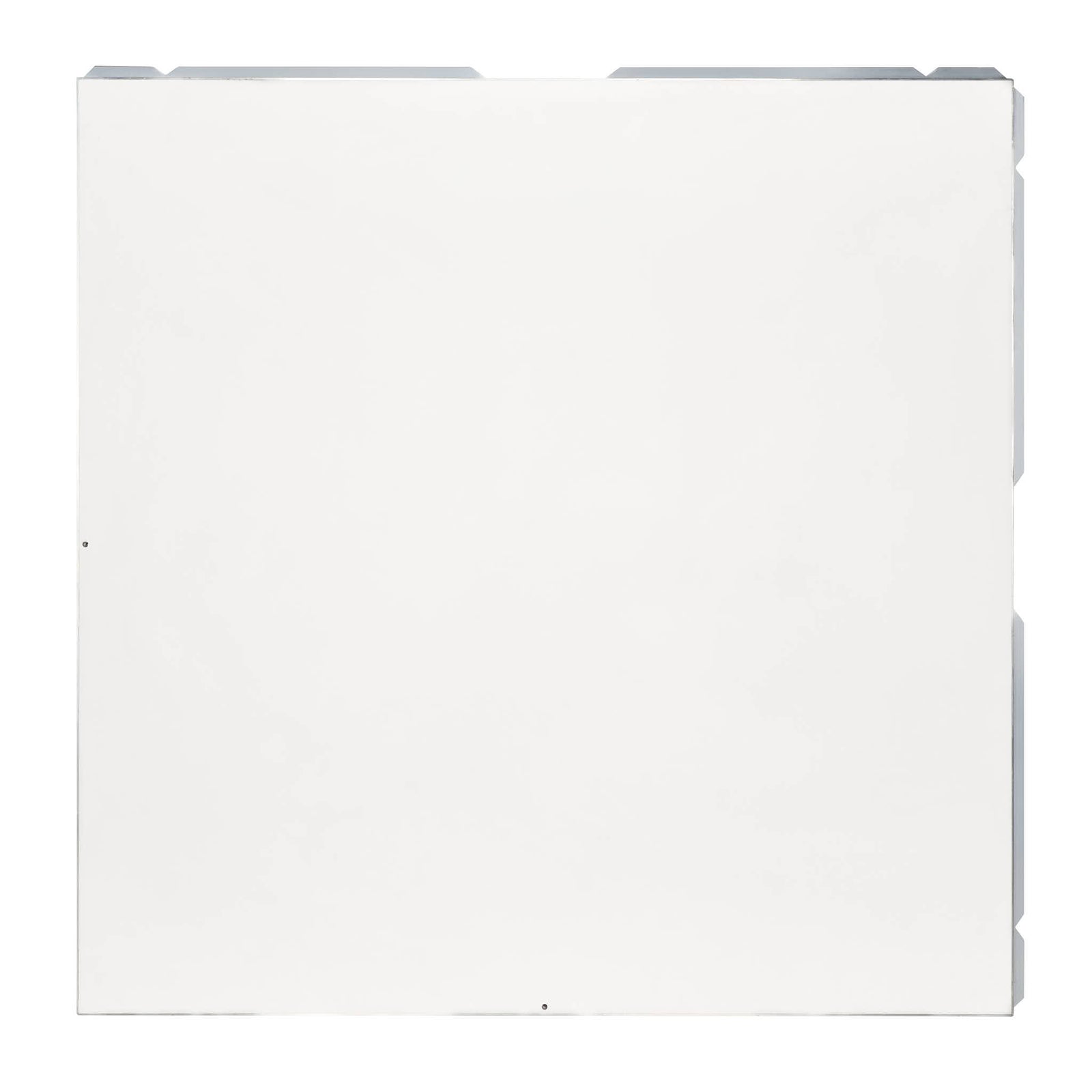12' x 12' White Portable Dance Floor with Gold Edge Trim
