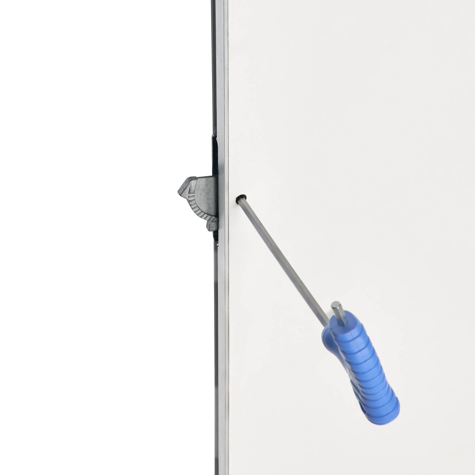 Chivari 12' x 12' White Portable Dance Floor with Gold Edge Trim DF-12X12-WHTG-KT