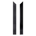 Chivari 16' x 20' Black & White Portable Dance Floor with Black Edge Trim DF-16X20-BLKWHTB-KT