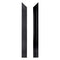 Black Aluminum Dance Floor Left Female Corner Rail with Camlock