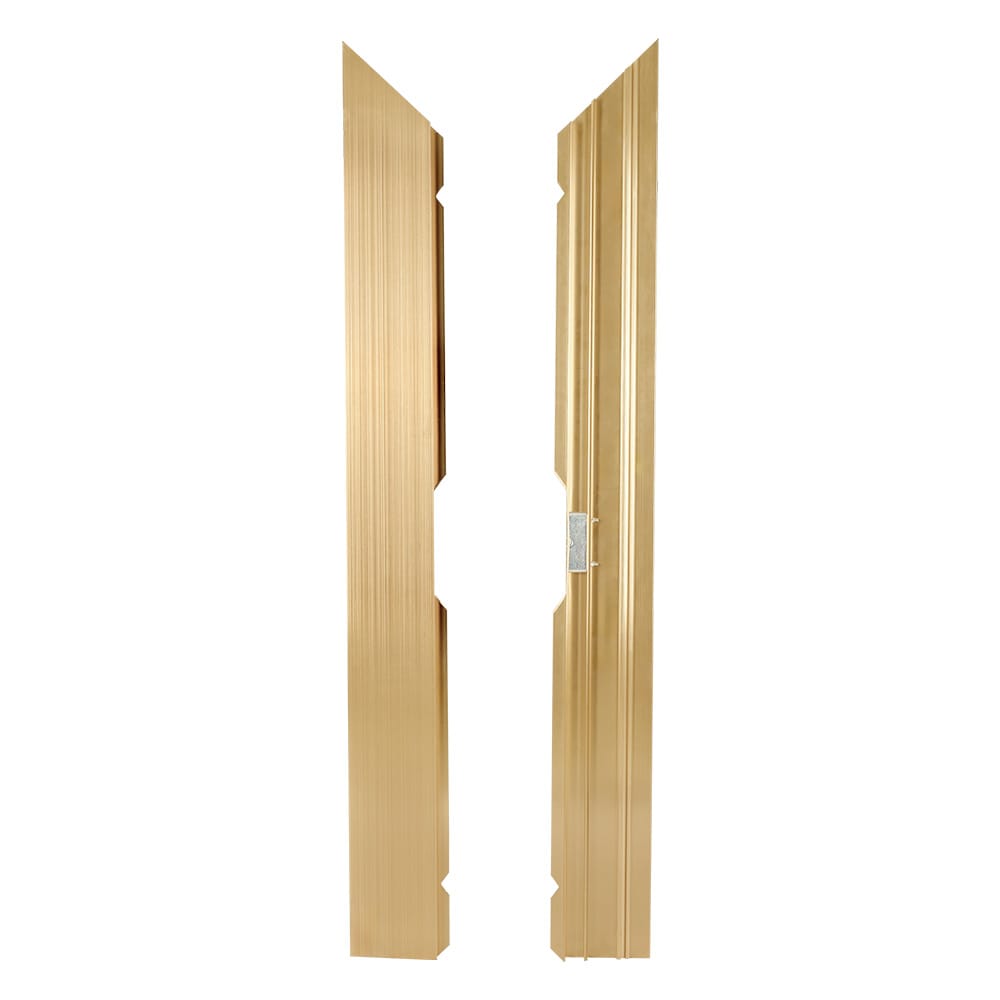 Chivari 20' x 20' Black & White Portable Dance Floor with Classic Gold Edge Trim DF-20X20-BLKWHTCG-KT