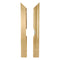 Classic Gold Aluminum Dance Floor Left Male Corner Rail with Camlock