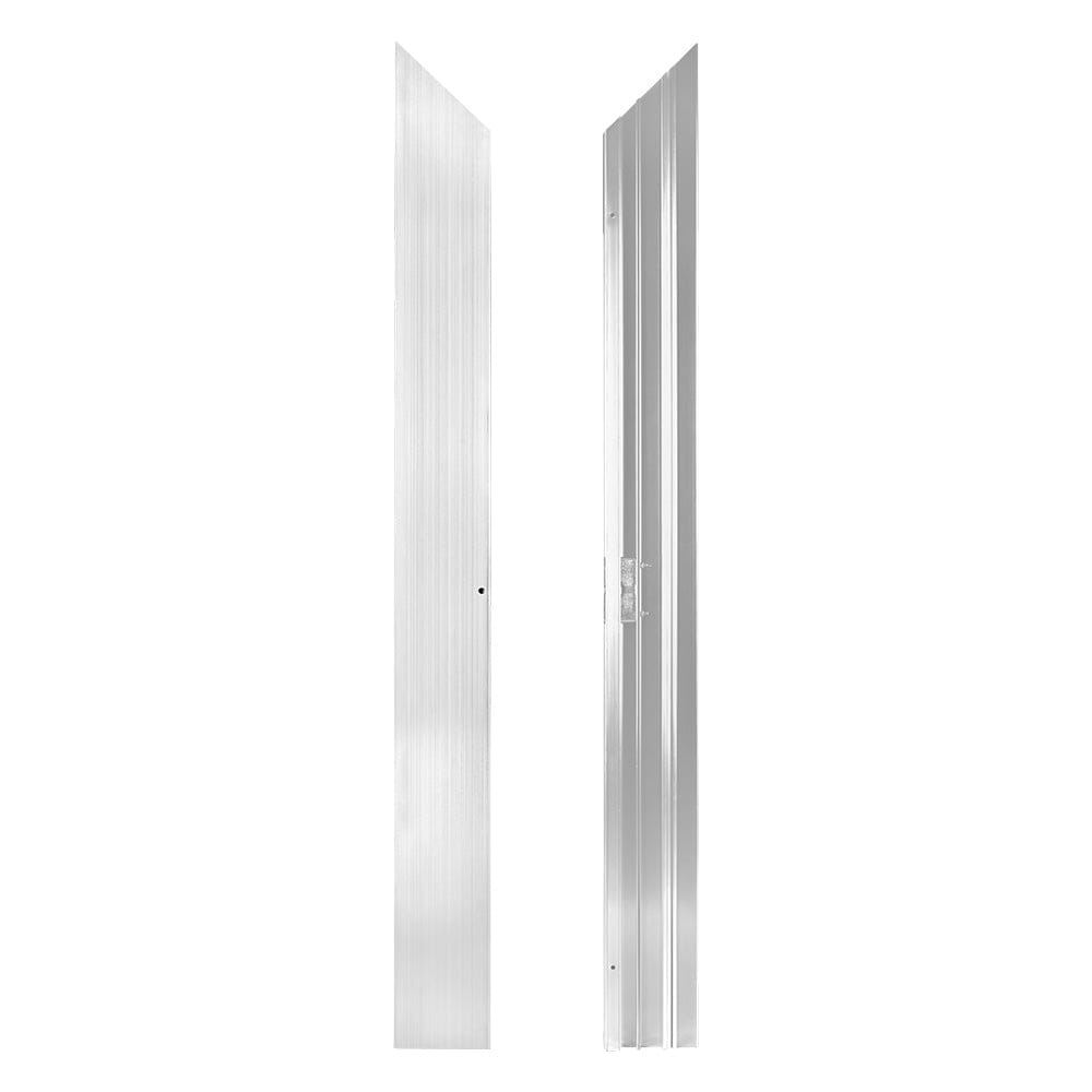 Chivari 16' x 20' Black & White Portable Dance Floor with Silver Edge Trim DF-16X20-BLKWHTS-KT