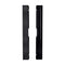 Black Aluminum Dance Floor Straight Edge Male Rail with Camlock