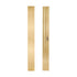 Chivari 32' x 32' White Portable Dance Floor with Classic Gold Edge Trim DF-32X32-WHTCG-KT