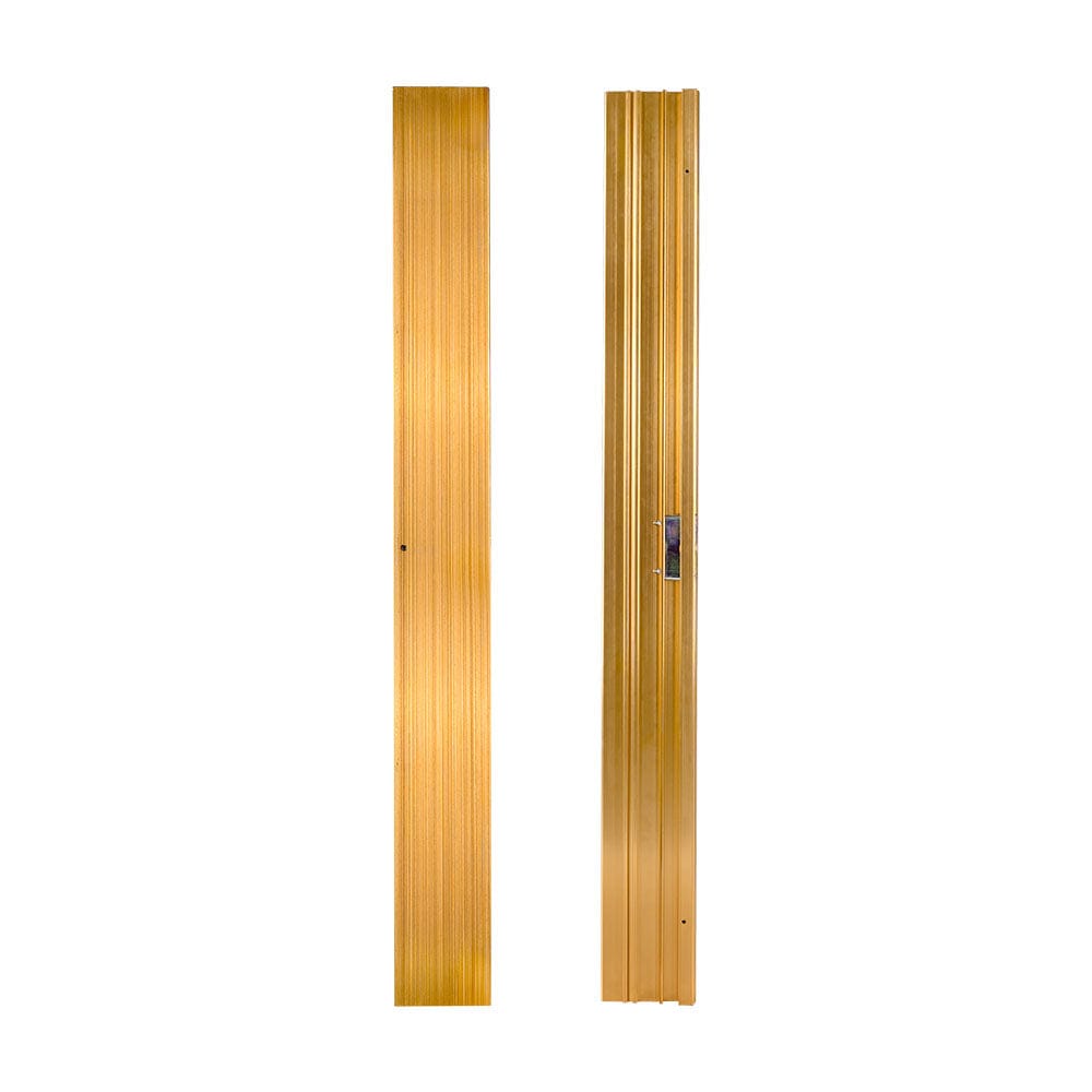 Chivari 16' x 16' Fruitwood & Chestnut Portable Dance Floor with Gold Edge Trim DF-16X16-CHTFRTG-KT