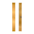 Chivari 16' x 16' White Portable Dance Floor with Gold Edge Trim DF-16X16-WHTG-KT