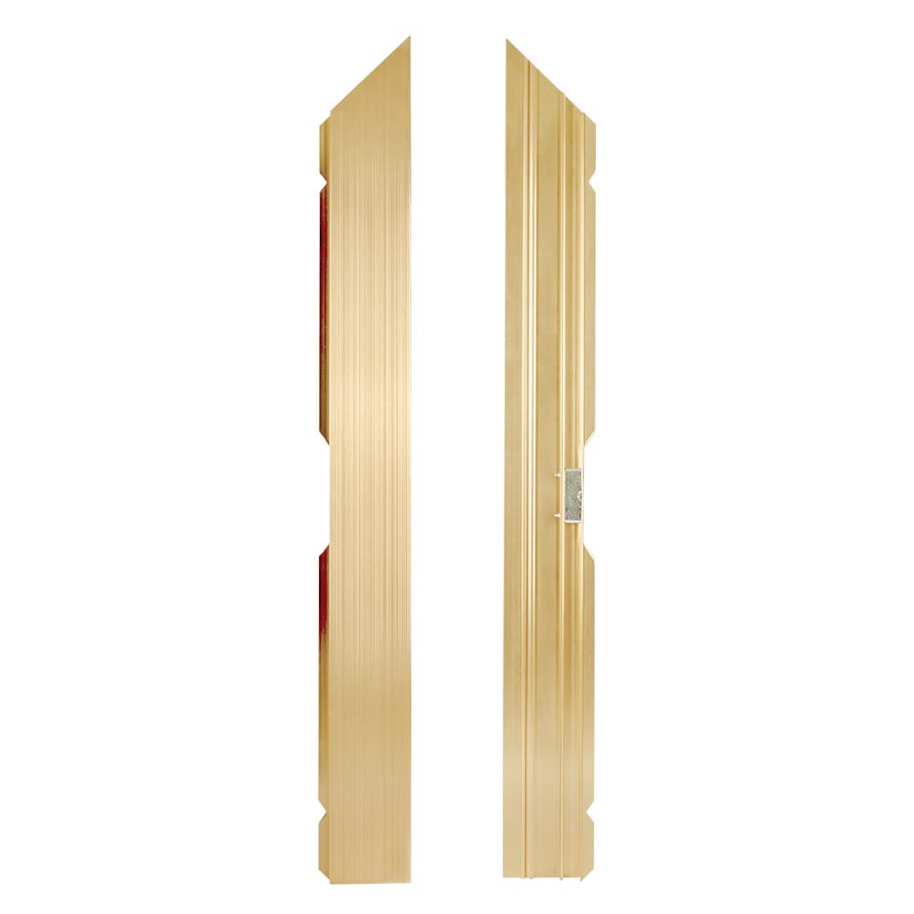 Chivari 20' x 20' Black & White Portable Dance Floor with Classic Gold Edge Trim DF-20X20-BLKWHTCG-KT