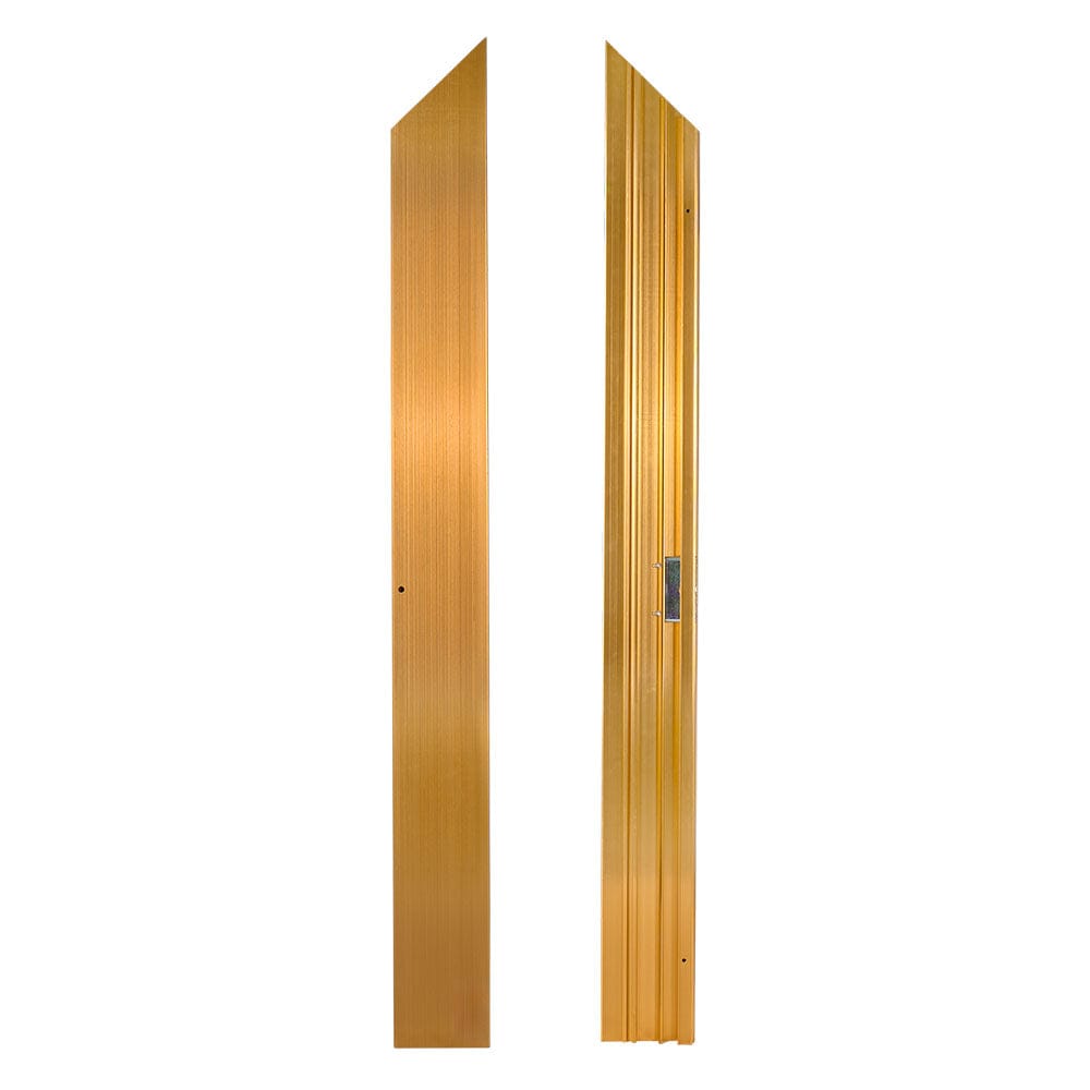 Chivari Gold Aluminum Rail for Dance Floor Right Female Corner with Camlock DF-RL-RC-GLDF-AX