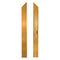 Chivari Gold Aluminum Rail for Dance Floor Right Female Corner with Camlock DF-RL-RC-GLDF-AX