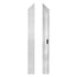 Chivari 16' x 16' Black & White Portable Dance Floor with Silver Edge Trim DF-16X16-BLKWHTS-KT