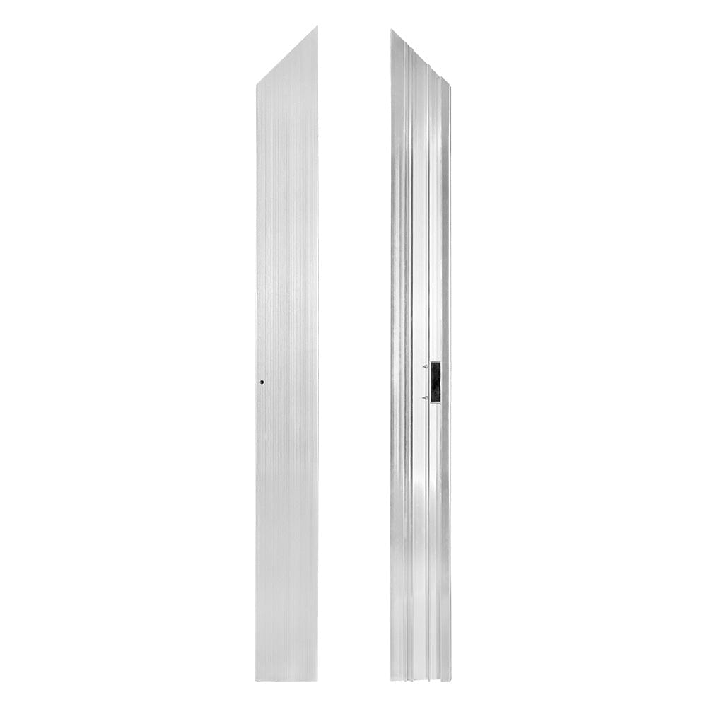 Chivari 16' x 20' Black & White Portable Dance Floor with Silver Edge Trim DF-16X20-BLKWHTS-KT
