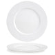 Front of the House FOH DOS016WHP12 Monaco 12.5" Superwhite Round Porcelain Plate - Case of 6 FOH-DOS016WHP12