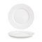 Front of the House FOH DOS024WHP21 Monaco 10.5" Superwhite Round Porcelain Plate - Case of 4 FOH-DOS024WHP21