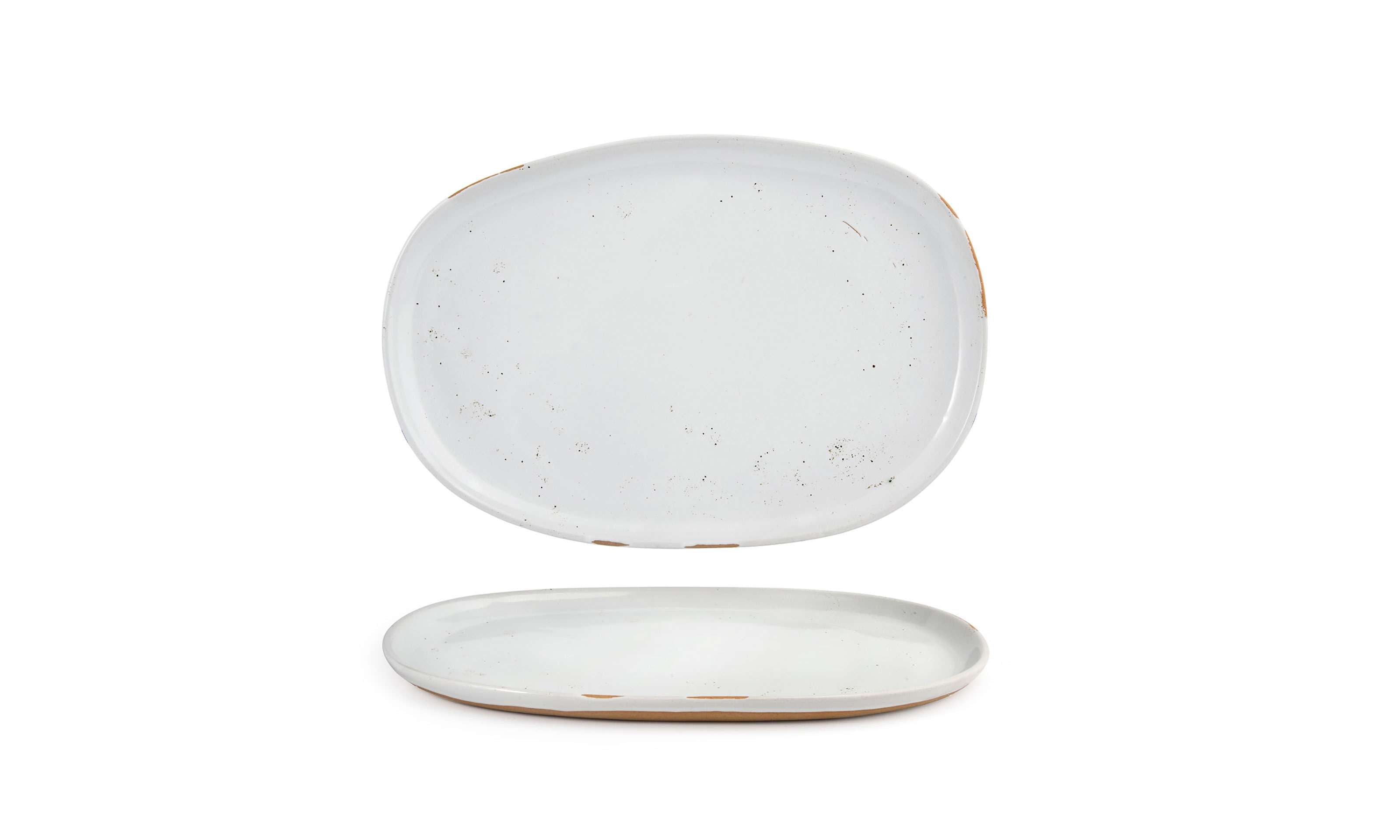 Front of the House Front of the House 13" Oval Artefact® Platter - Ash (Sold in case pack of 4) FOH-DOS033BEP21