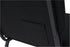 Chivari Black Fabric Church Chair with Full Back 20.5" Wide Black Steel Frame CH20FBB-ZF-T