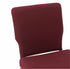 Chivari Maroon Fabric Church Chair with Full Back 20.5" Wide Gold Vein Steel Frame CH20FMGV-ZF-T