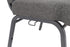 Chivari Gray Fabric Church Chair with Full Back 20.5" Wide Silver Vein Steel Frame CH20FGRSV-ZF-T