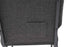 Chivari Gray Fabric Church Chair with Cut-Away Back 18.5" Wide Silver Vein Steel Frame CH18GRSV-ZF-T