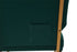 Chivari Green Fabric Church Chair with Cut-Away Back 20.5" Wide Gold Steel Frame CH20GNG-ZF-T