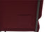 Chivari Maroon Fabric Church Chair with Cut-Away Back 20.5" Wide Gold Vein Steel Frame CH20MGV-ZF-T
