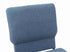 Chivari Light Blue Fabric Church Chair with Cut-Away Back 20.5" Wide Silver Vein Steel Frame CH20LBLSV-ZF-T