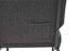 Chivari Gray Fabric Church Chair with Cut-Away Back 20.5" Wide Silver Vein Steel Frame CH20GRSV-ZF-T