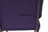 Chivari Purple Fabric Church Chair with Cut-Away Back 20.5" Wide Gold Vein Steel Frame CH20PUGV-ZF-T