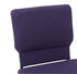 Chivari Purple Fabric Church Chair with Cut-Away Back 20.5" Wide Gold Vein Steel Frame CH20PUGV-ZF-T