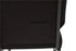 Chivari Walnut Church Chair with White Dot Fabric Cut-Away Back 20.5" Wide Gold Vein Steel Frame CH20WDGV-ZF-T