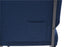 Chivari Indigo Fabric Church Chair with Cut-Away Back 20.5" Wide Silver Vein Steel Frame CH20IMSV-ZF-T