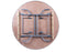 Chivari 48" (4  Foot) Round Heavy Duty Plywood Folding Banquet Table TPLYRD48M-AX-T