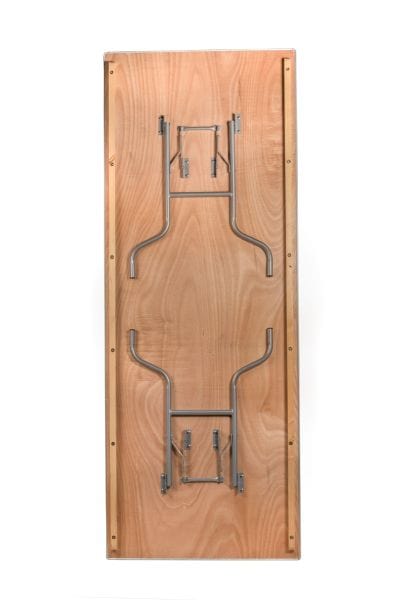 Chivari 96" x 36" (8 Foot) Rectangle Heavy Duty Plywood Folding Table TPLYRT9636M-AX-T