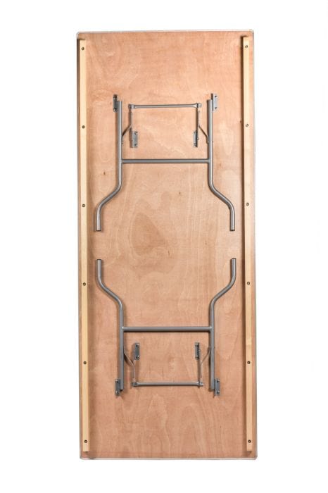 Chivari 96" x 40" (8 Foot) Rectangle Heavy Duty Plywood Folding Table TPLYRT9640M-AX-T