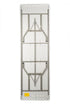 96" x 30" (8 Foot) White Rectangle Plastic Table