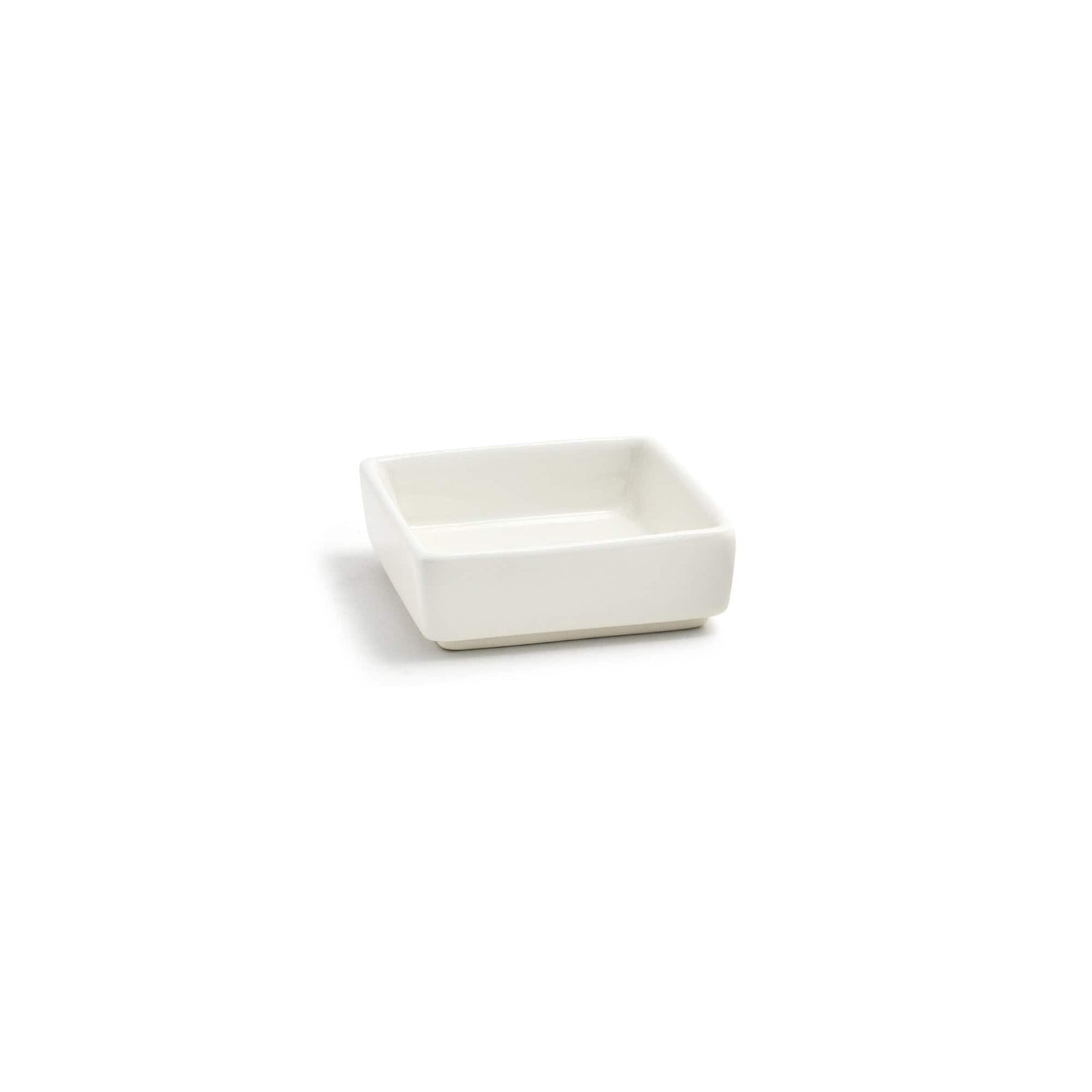 Front of the House FOH DSD028BEP24 2.5 oz Square Catalyst® Mod® Ramekin - Case of 24 FOH-DSD028BEP24