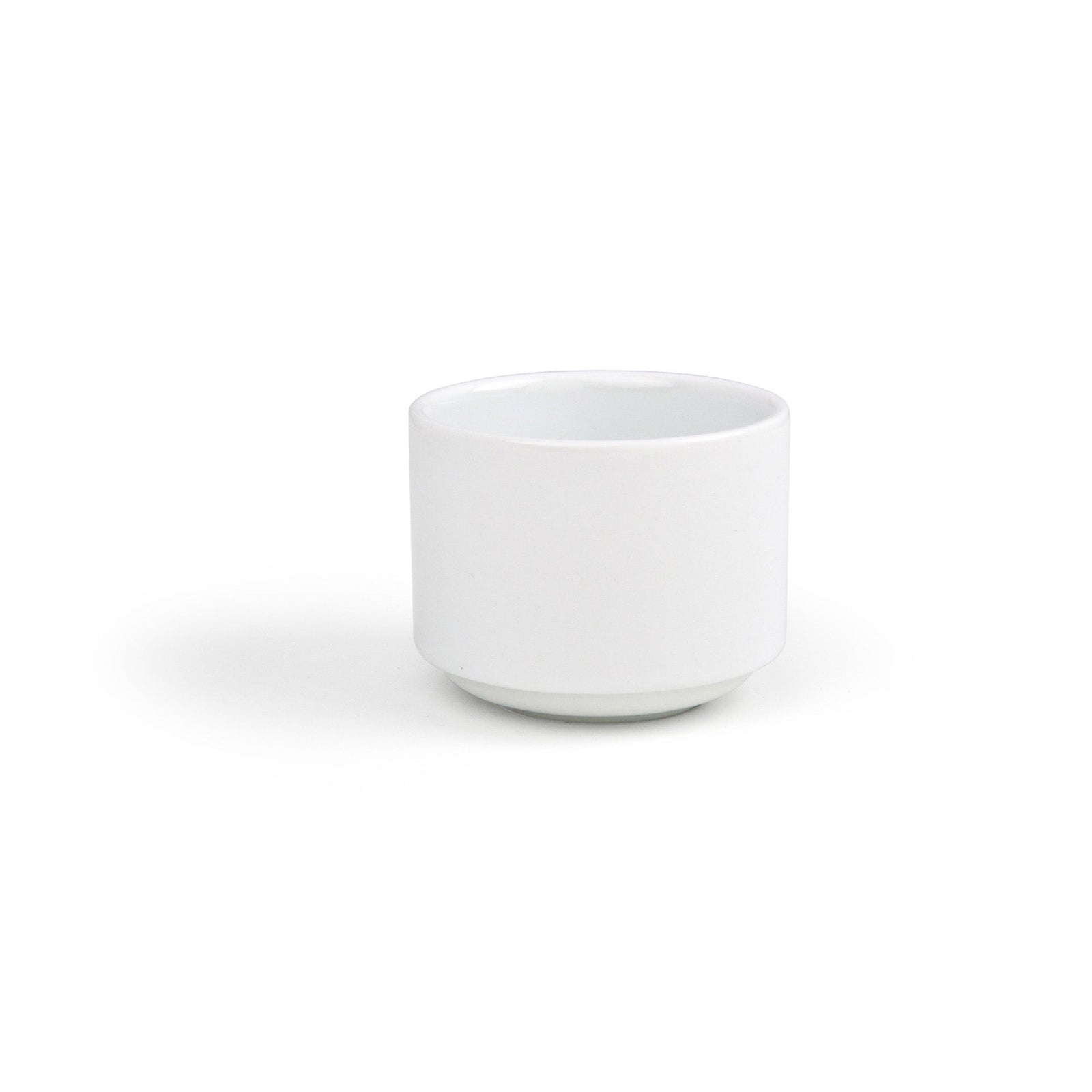 Front of the House FOH DSD040WHP23 Monaco 6 oz Superwhite Round Porcelain Ramekin - Case of 12 FOH-DSD040WHP23