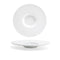 Front of the House FOH DSP035WHP22 Monaco 9.25" Superwhite Round Porcelain Plate - Case of 6 FOH-DSP035WHP22