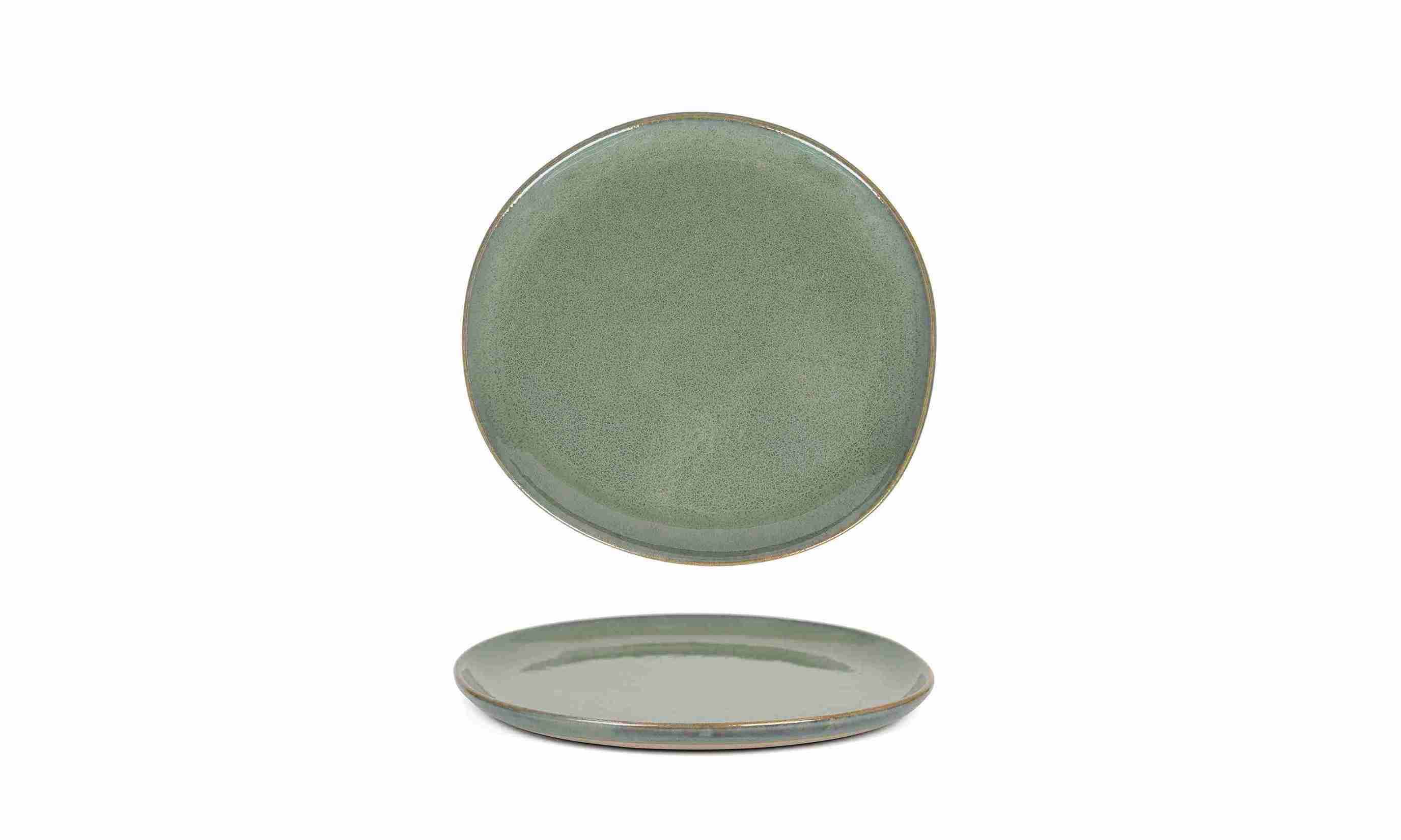 Front of the House Front of the House 7.5" Round Artefact® Plate - Moss (Sold in case pack of 12) FOH-DSP036GRP23