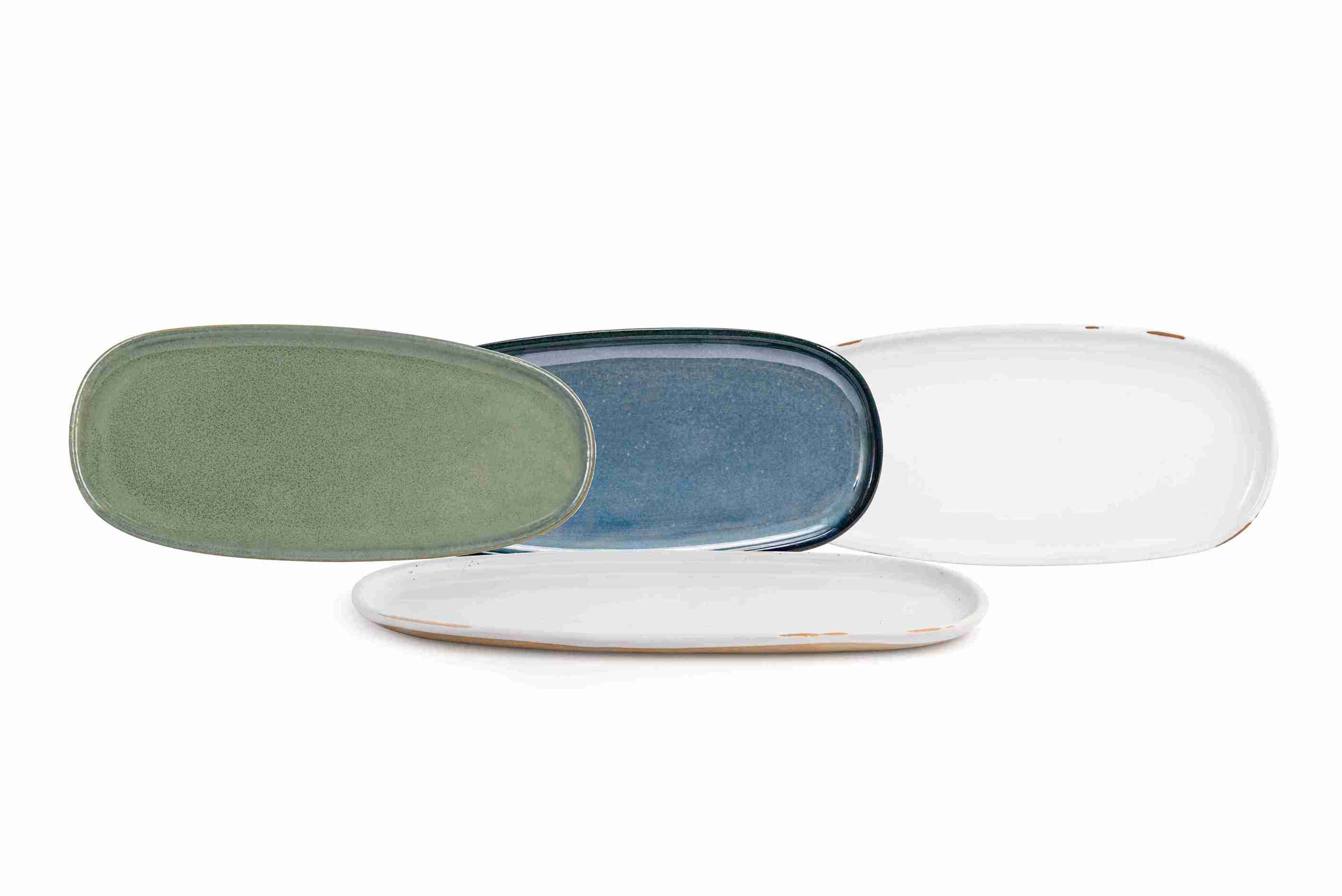 Front of the House Front of the House 11" Oval Artefact® Plate - Indigo (Sold in case pack of 12) FOH-DSP037BLP23