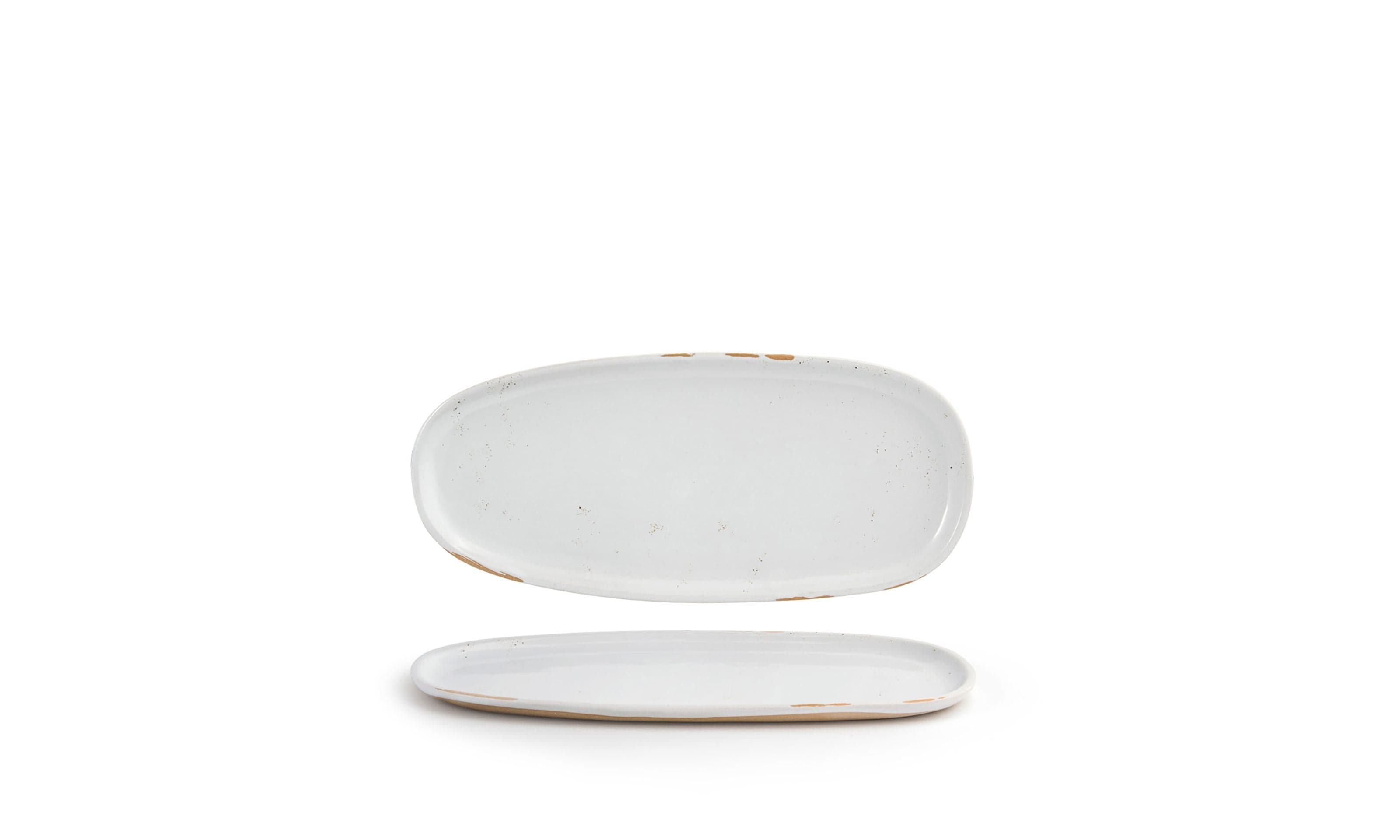 Front of the House Front of the House 11" Oval Artefact® Plate - Ash (Sold in case pack of 12) FOH-DSP037BEP23