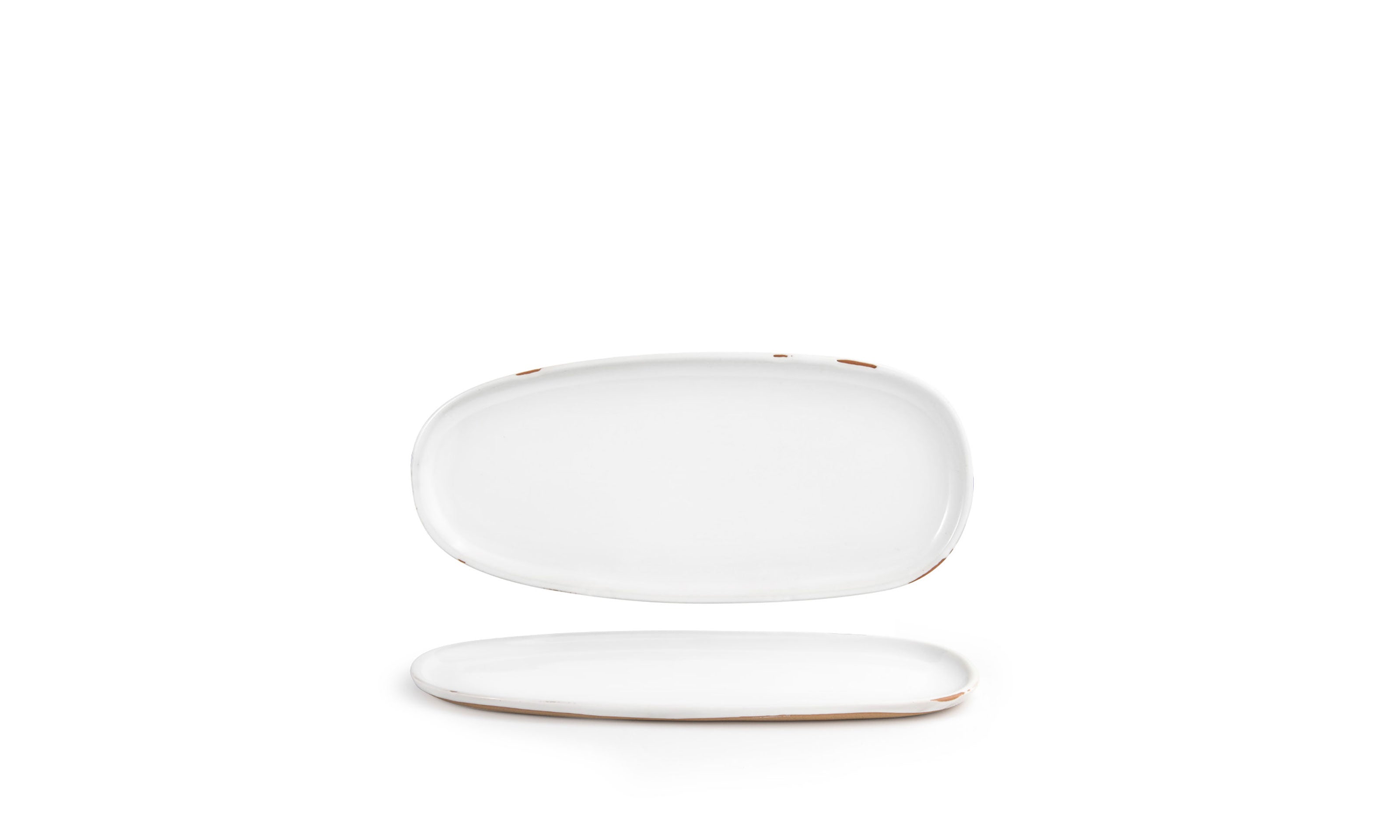 Front of the House Front of the House 11" Oval Artefact® Plate - White (Sold in case pack of 12) FOH-DSP037WHP23