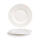 Front of the House Front of the House DSP042BEP22 8" Round Catalyst® Rim Plate - Facet™ - Case of 6 FOH-DSP042BEP22