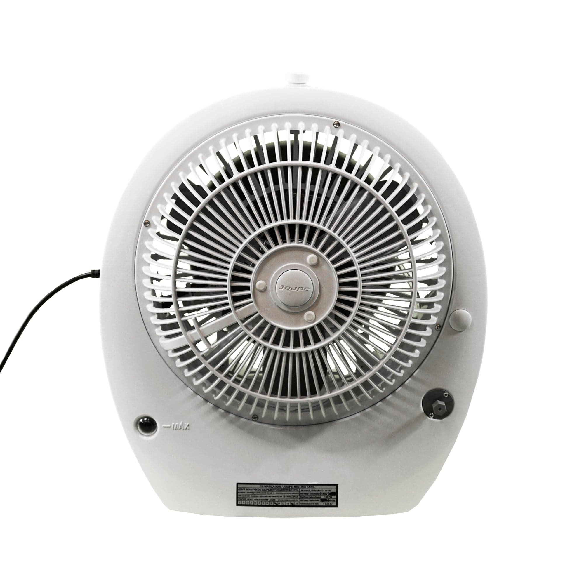 EcoJet White EcoJet Bob Tabletop Indoor/Outdoor Compact Personal Misting Cooling Fan ECJ-10500