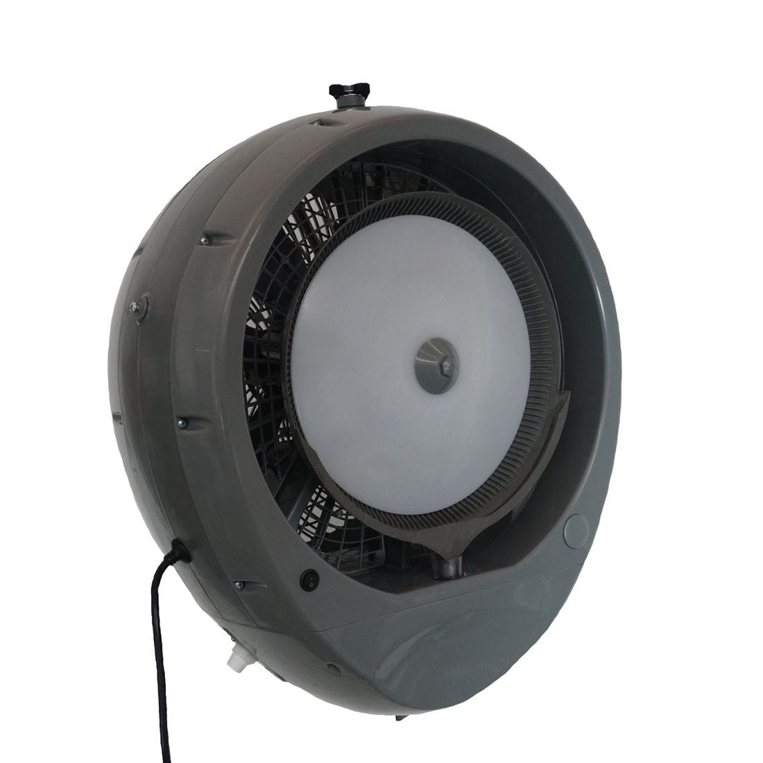 EcoJet Gray EcoJet Cyclone 18” Wall-Mount Outdoor Cooling Misting Fan for Patios & Commercial Spaces ECJ-9421