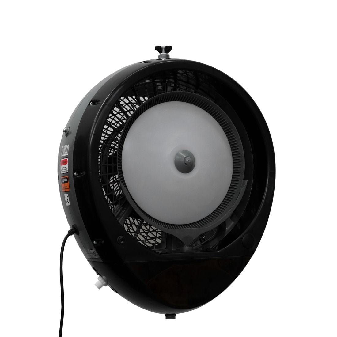 EcoJet Black EcoJet Cyclone 18” Wall-Mount Outdoor Cooling Misting Fan for Patios & Commercial Spaces ECJ-9494