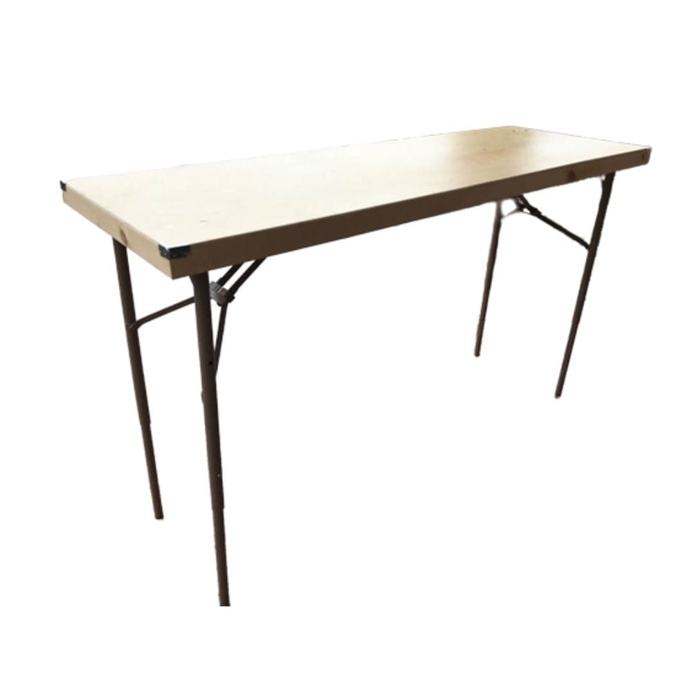 Chivari 72" x 24" (6 Foot) Rectangle Plywood Expo Table - Adjustable Height TEXPRT7224G-AX-T